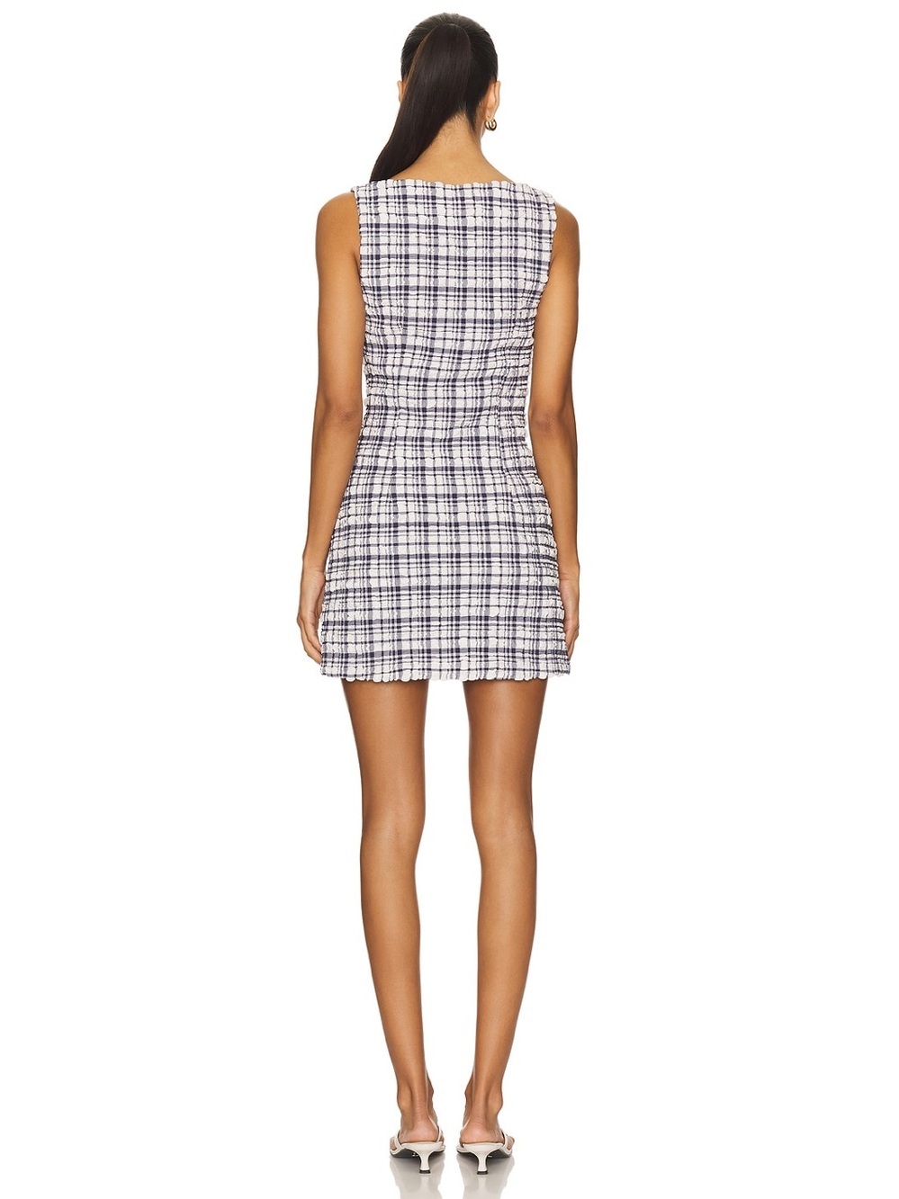 NWT Revolve Lovers & Friends Katrina Plaid Sheath Mini Dress Size Medium - Picture 2 of 6